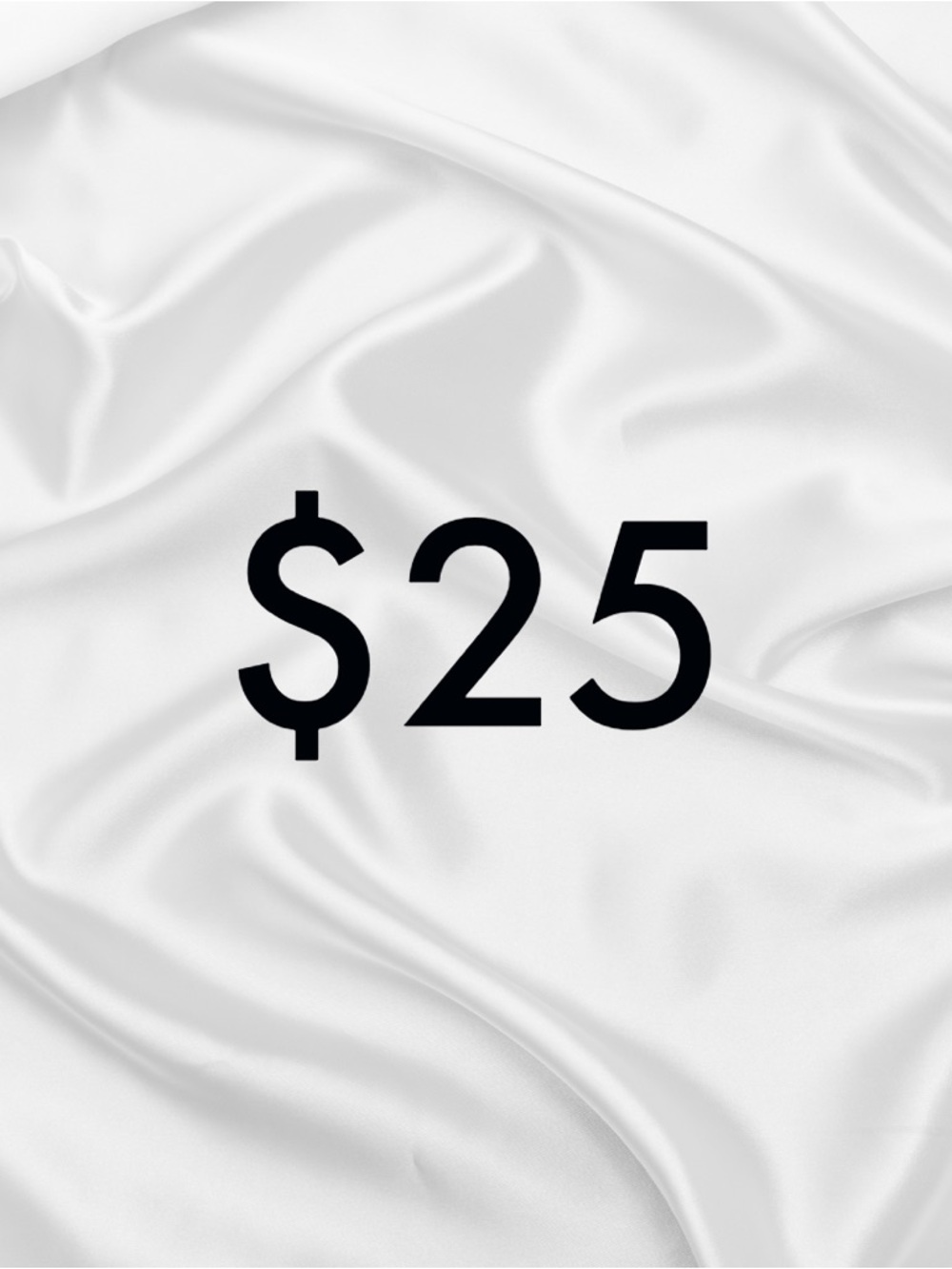 $25 Listing - Live Sale